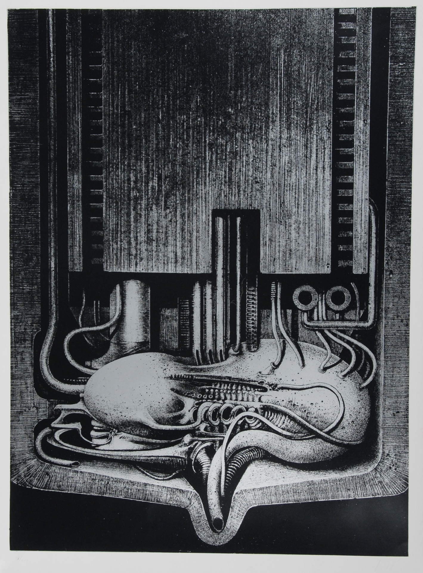 HR Giger, Blatt aus "Biomechanoiden"