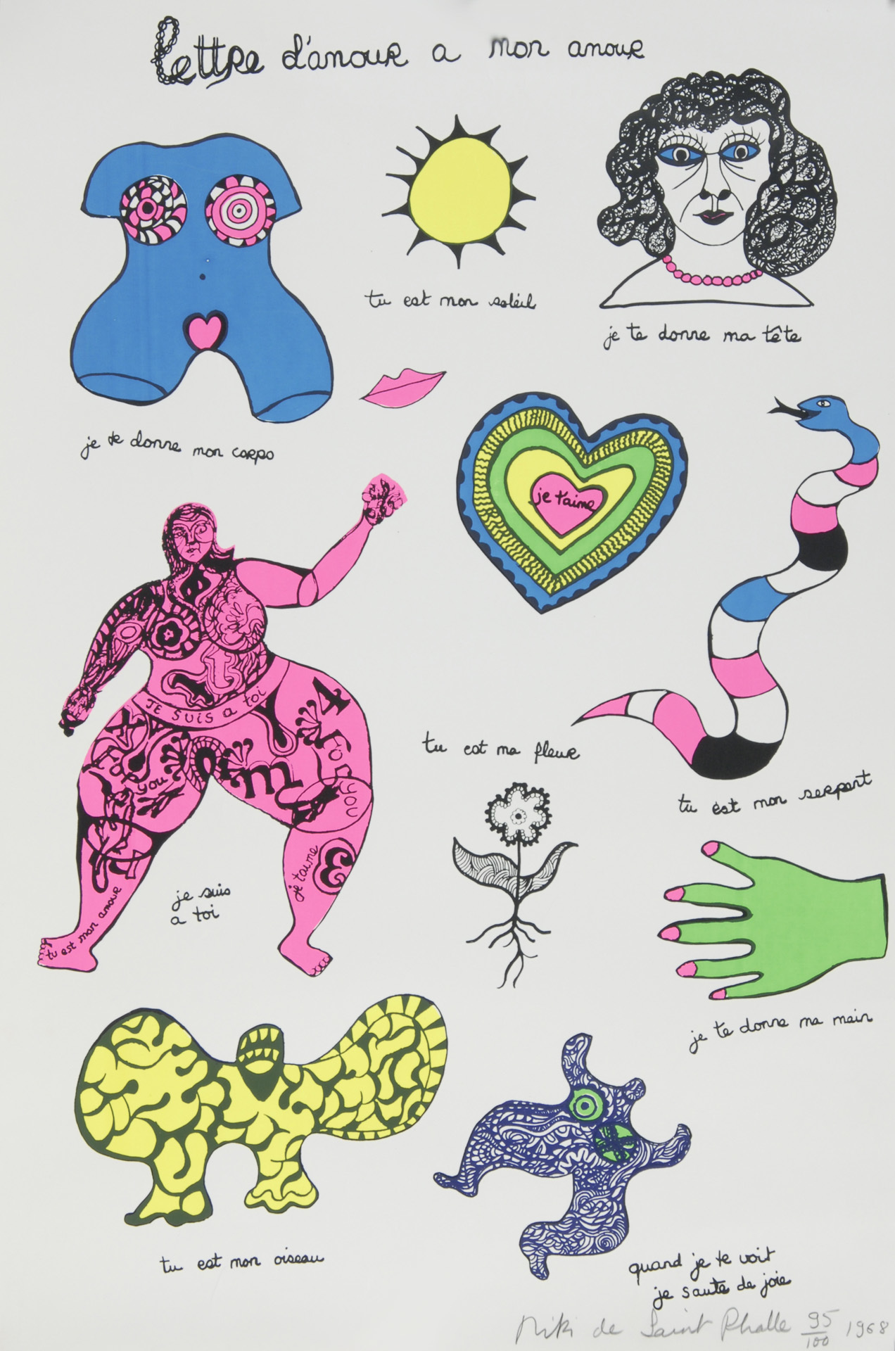 Niki de Saint Phalle, Lettre d'amour à mon amour