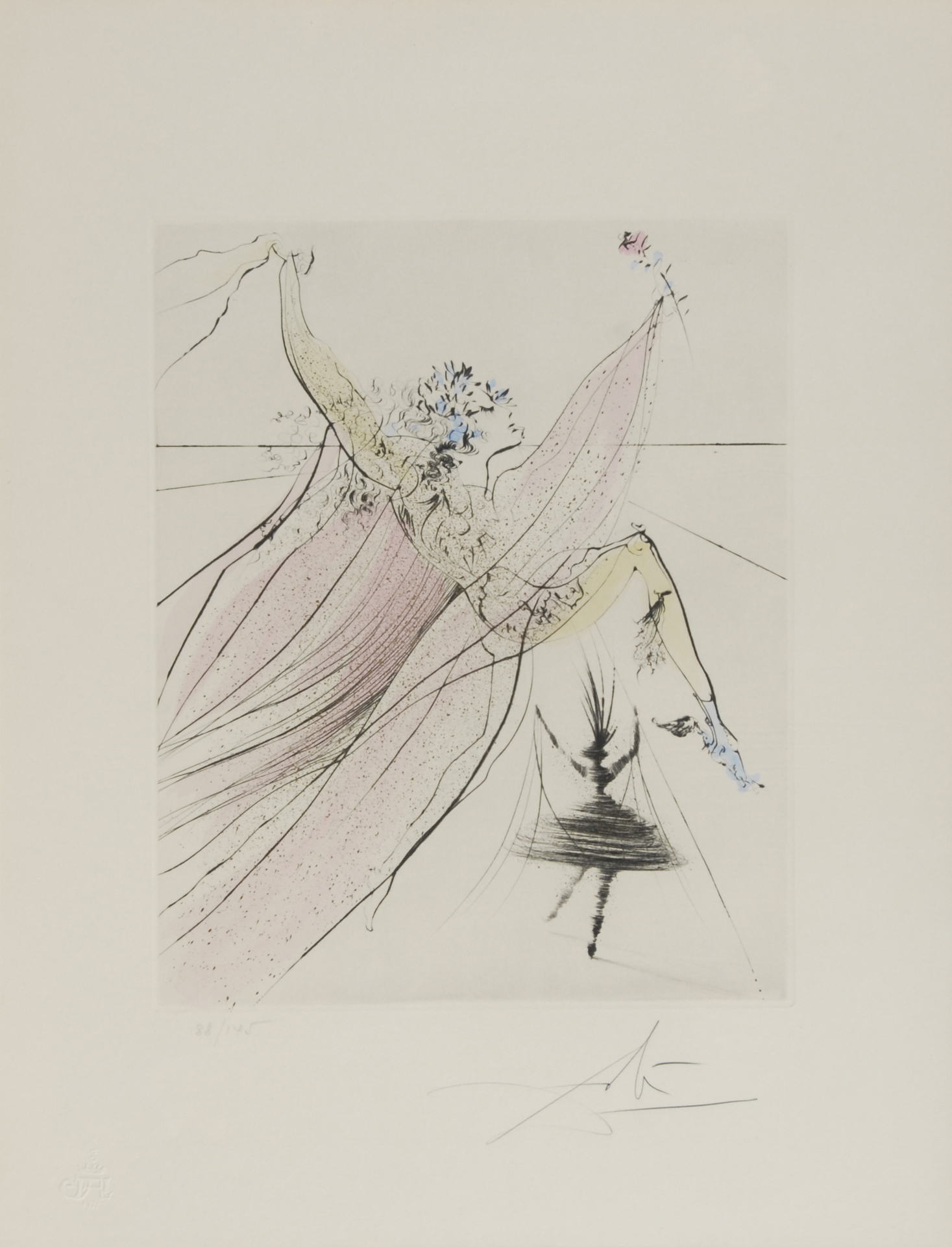 Salvador Dalí, Terpsichore, aus "Les Muses"