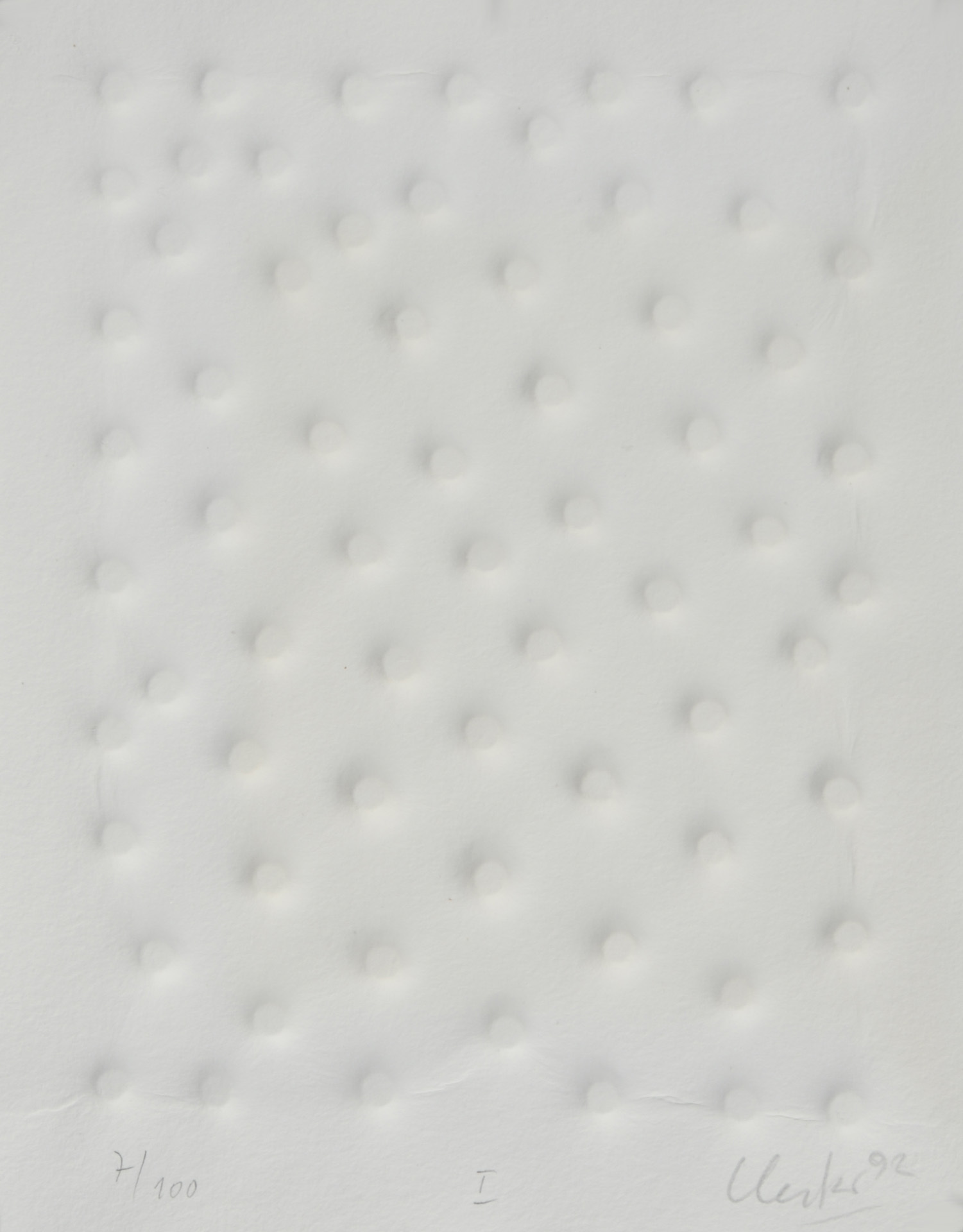 Günther Uecker, Book. Aufbruch, Werke 1986-1991