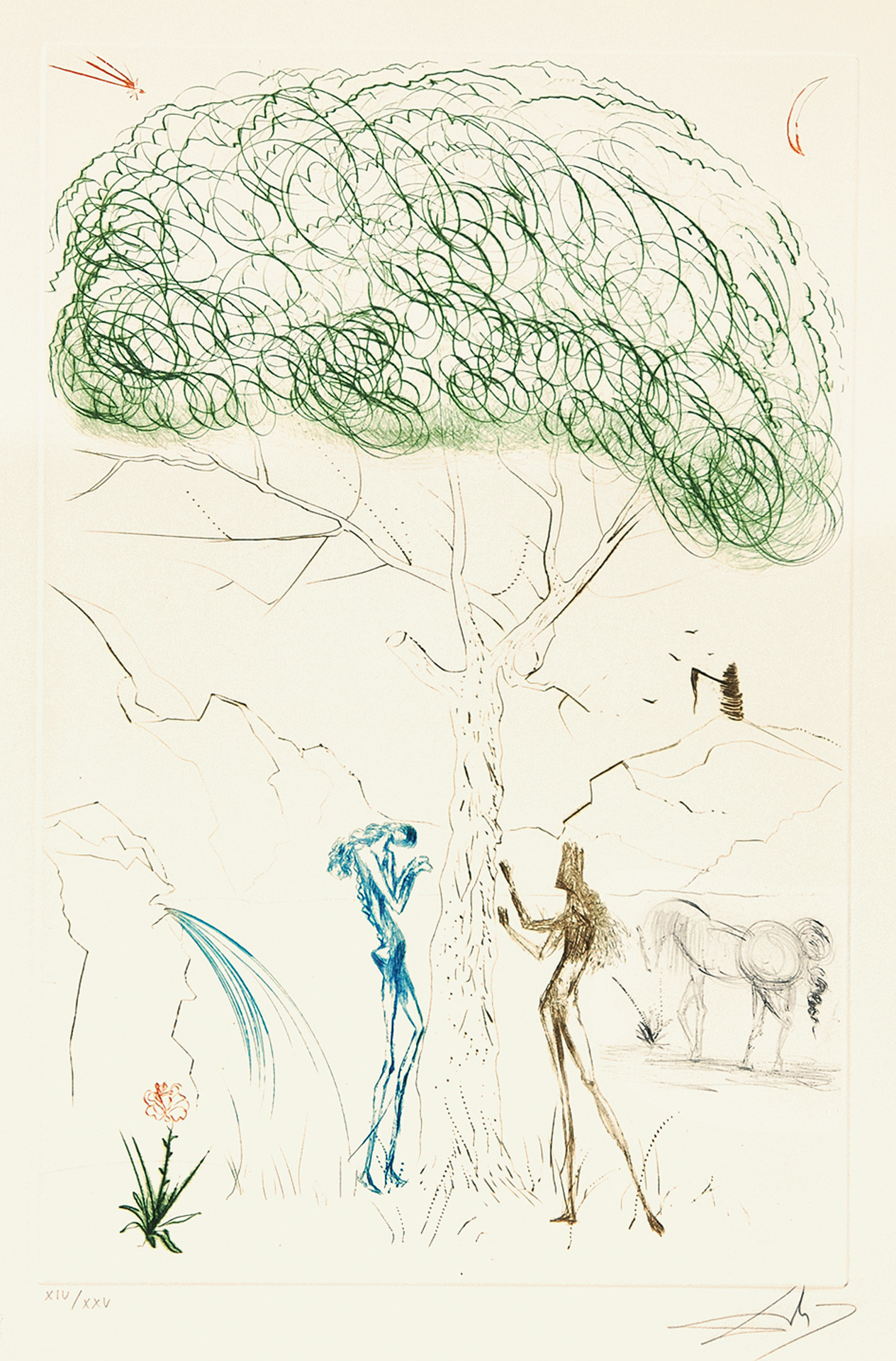 Salvador Dalí, Portfolio. Tristan et Iseult