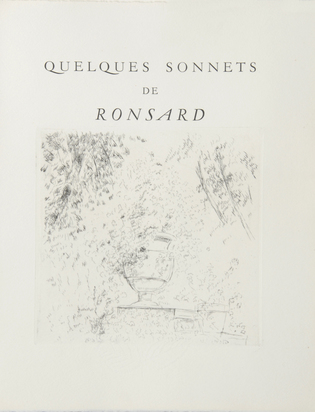 Folder. Quelques Sonnets de Ronsard