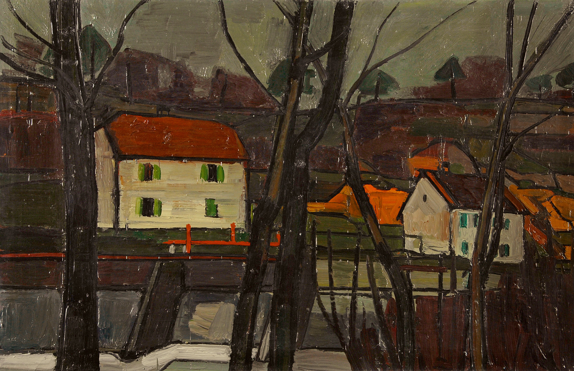 Albert Schnyder, Les écluses à Vicques