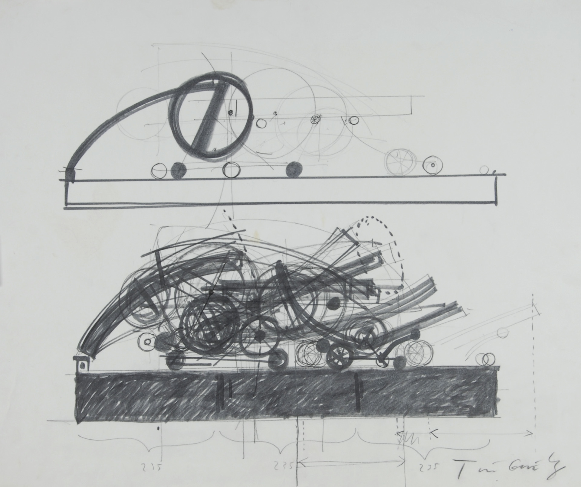 Jean Tinguely, Ohne Titel (Hannibal II)