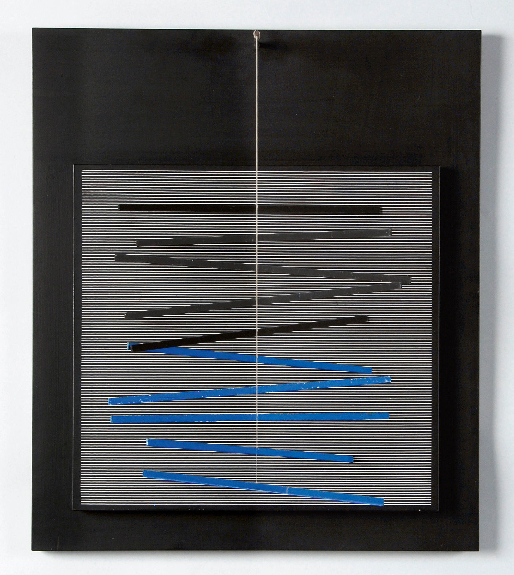 Jesús Rafael Soto, Petite vibration brique et noir