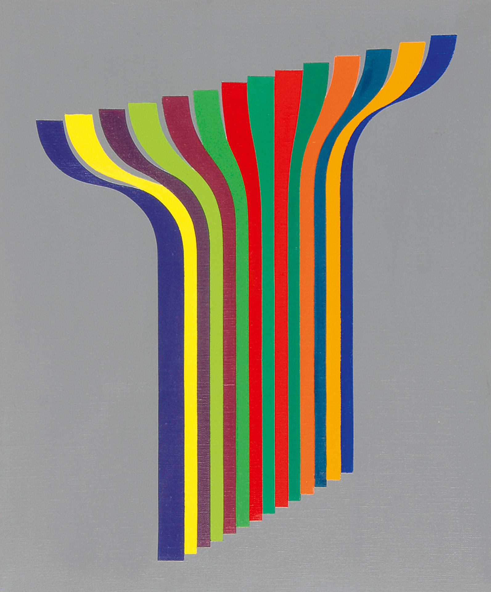 Julio Le Parc , Volumen virtuel 3, Serie 8 N°8-1