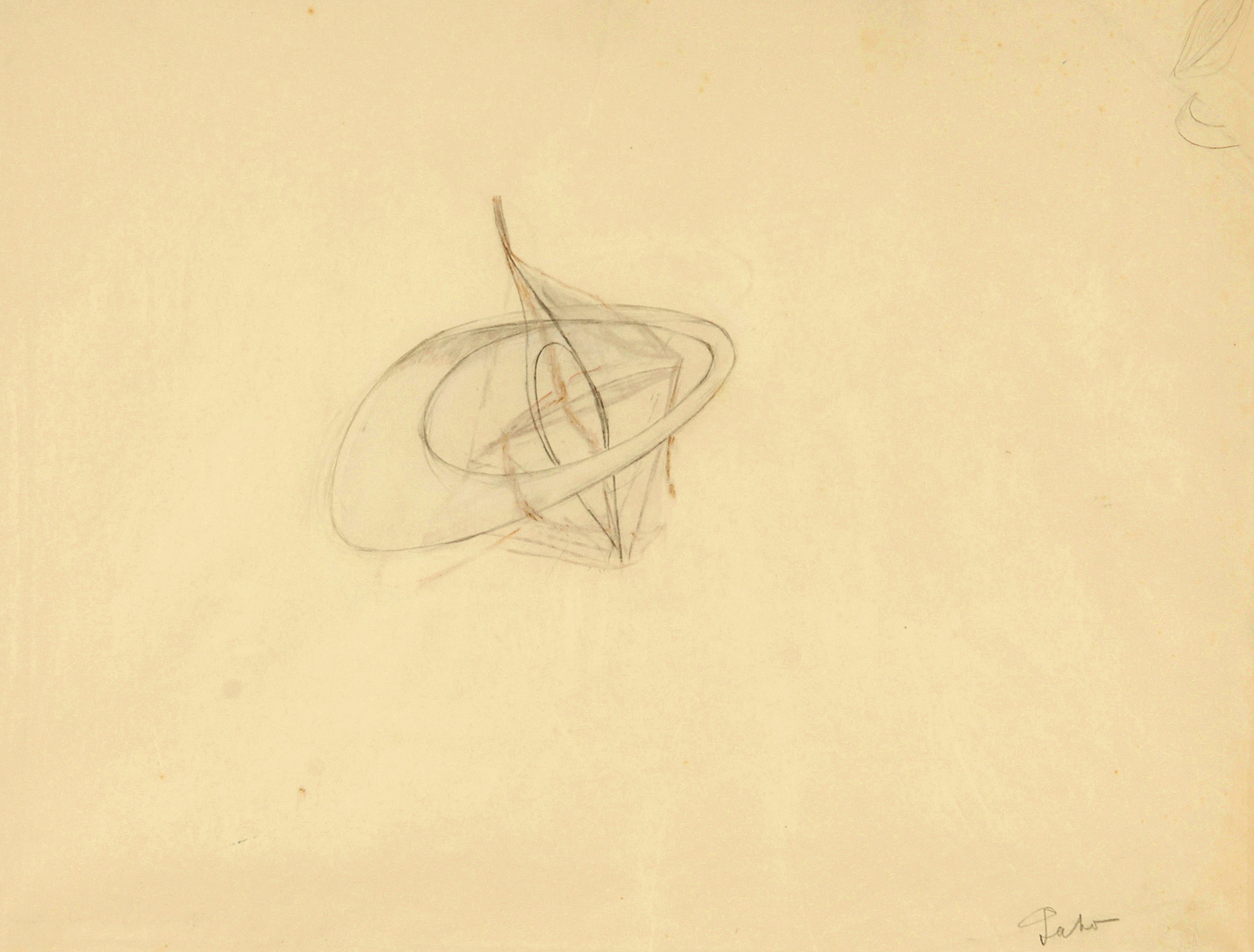 Naum Gabo, Study for a Construction