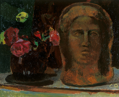 Bouquet et sculpture