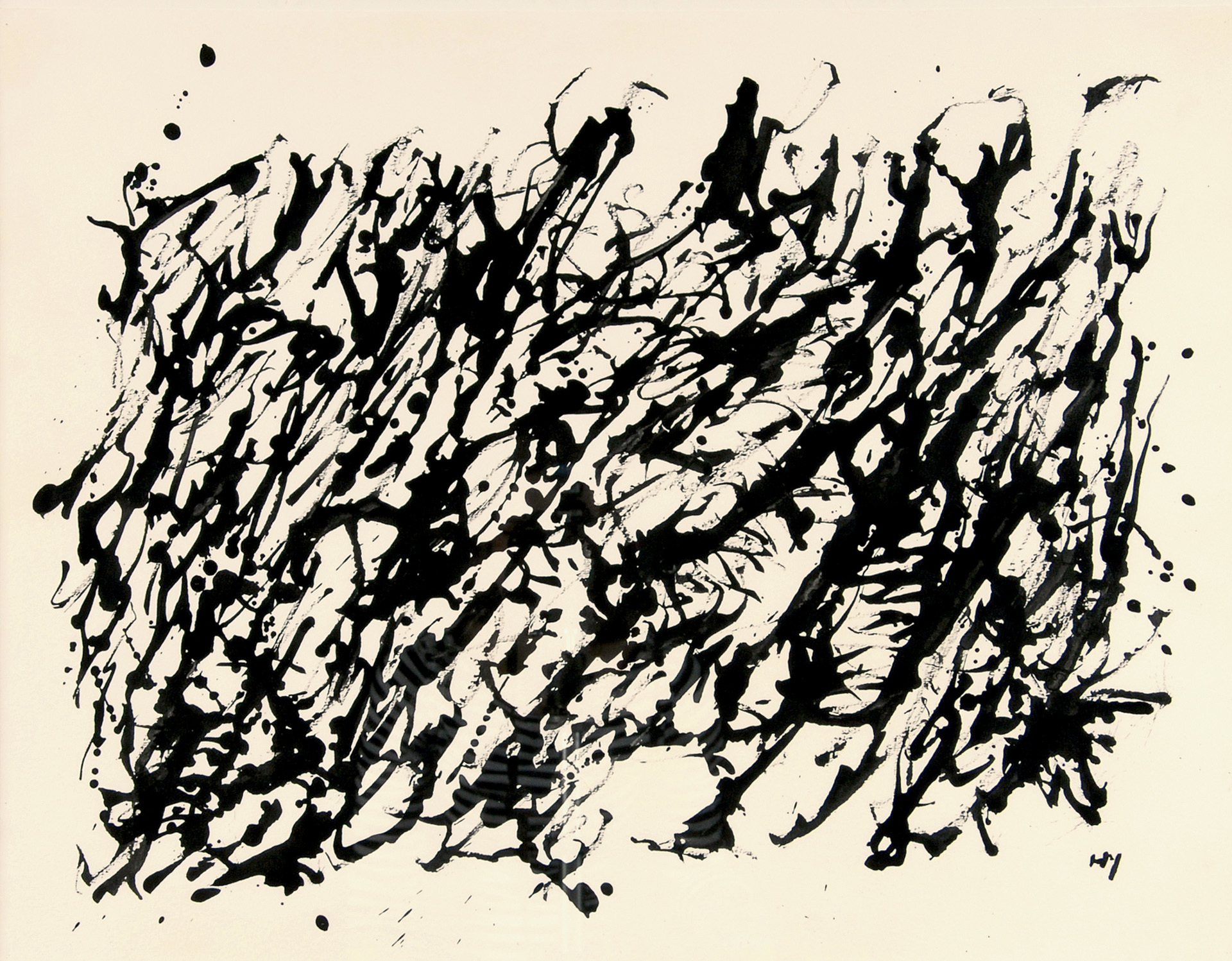 Henri Michaux, Sans titre, Mitte 1960er Jahre