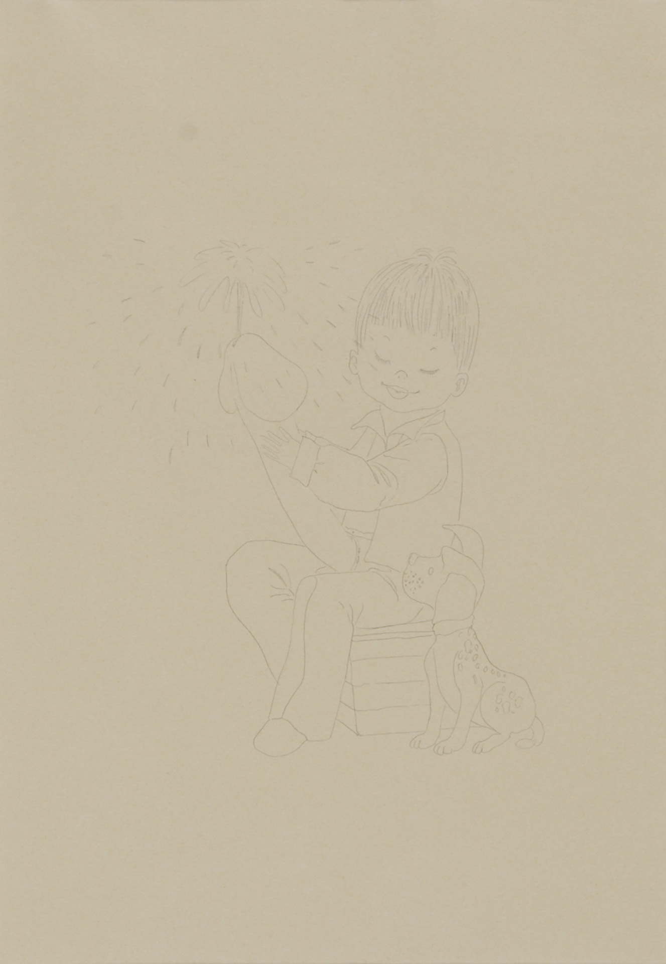 Ugo Rondinone, 3 Children Drawings