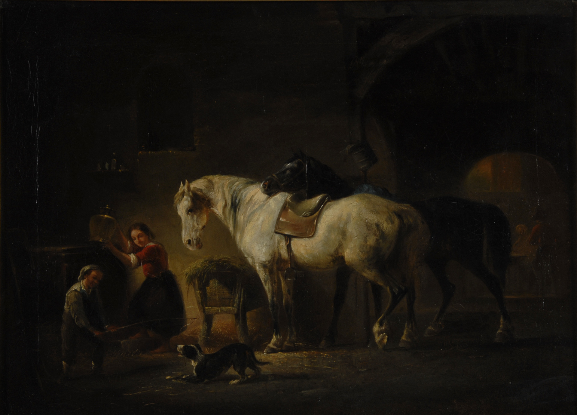 Eugen Hess, Two Children in Stall