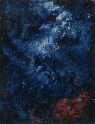 2 Blätter: Explosion Blau/Weiss; Explosion Grün