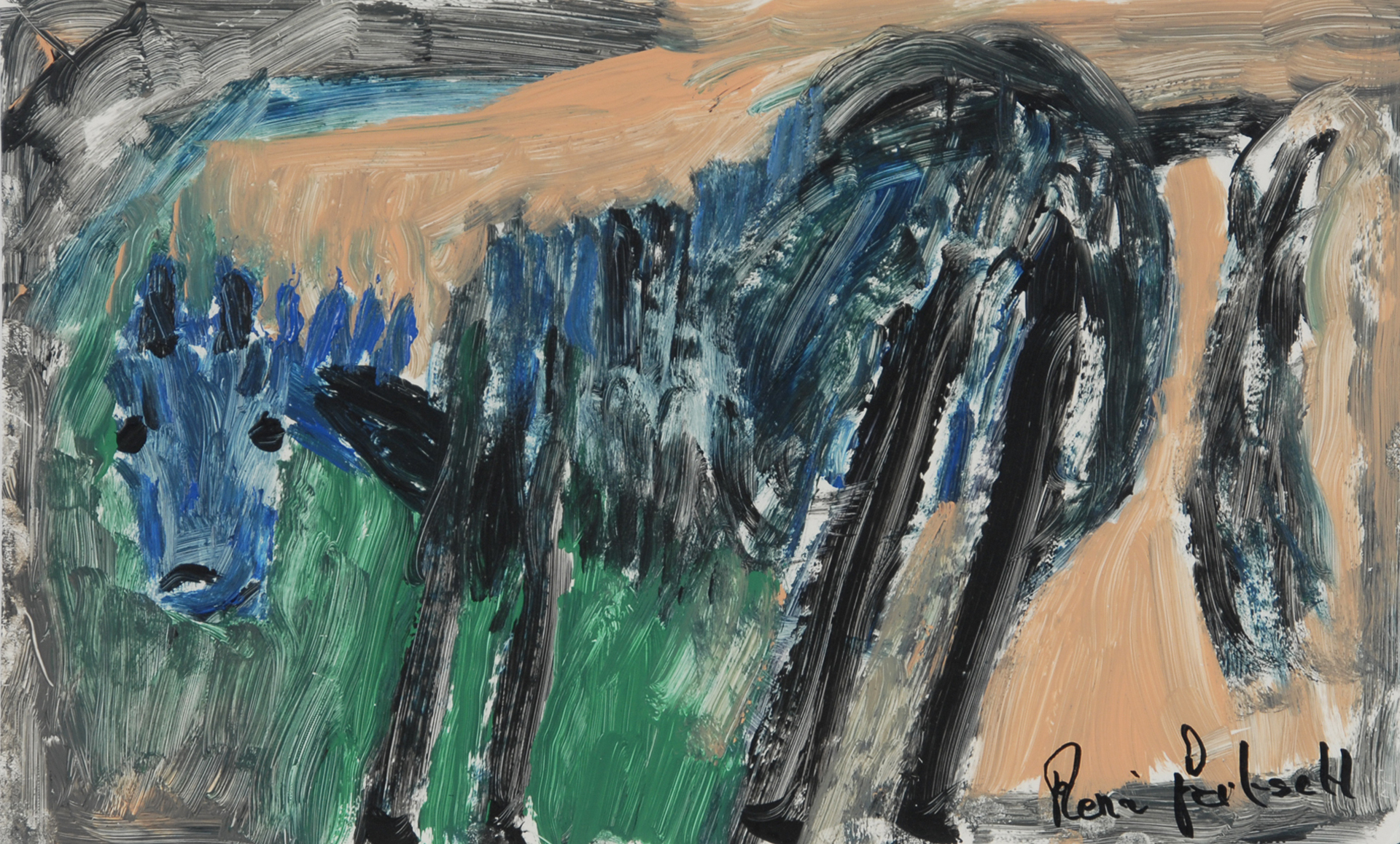 René Gertsch, Buntes Pferd