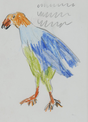 2 sheets: Kuhkopf, 1989; Vogel