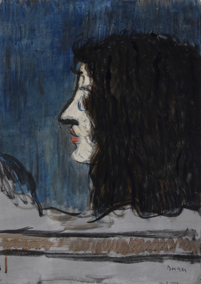 7 Zeichnungen: Portrait (4); Landschaft (3), ca. 1930-1962