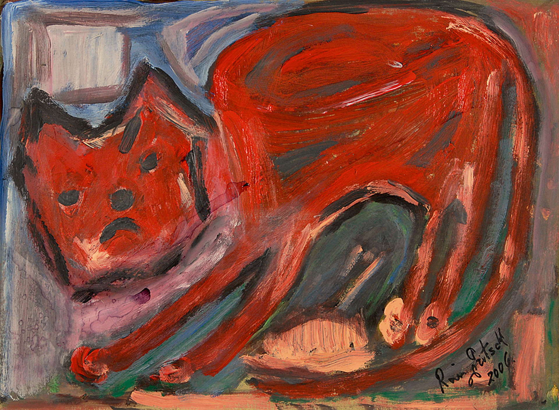 René Gertsch, Rote Katze