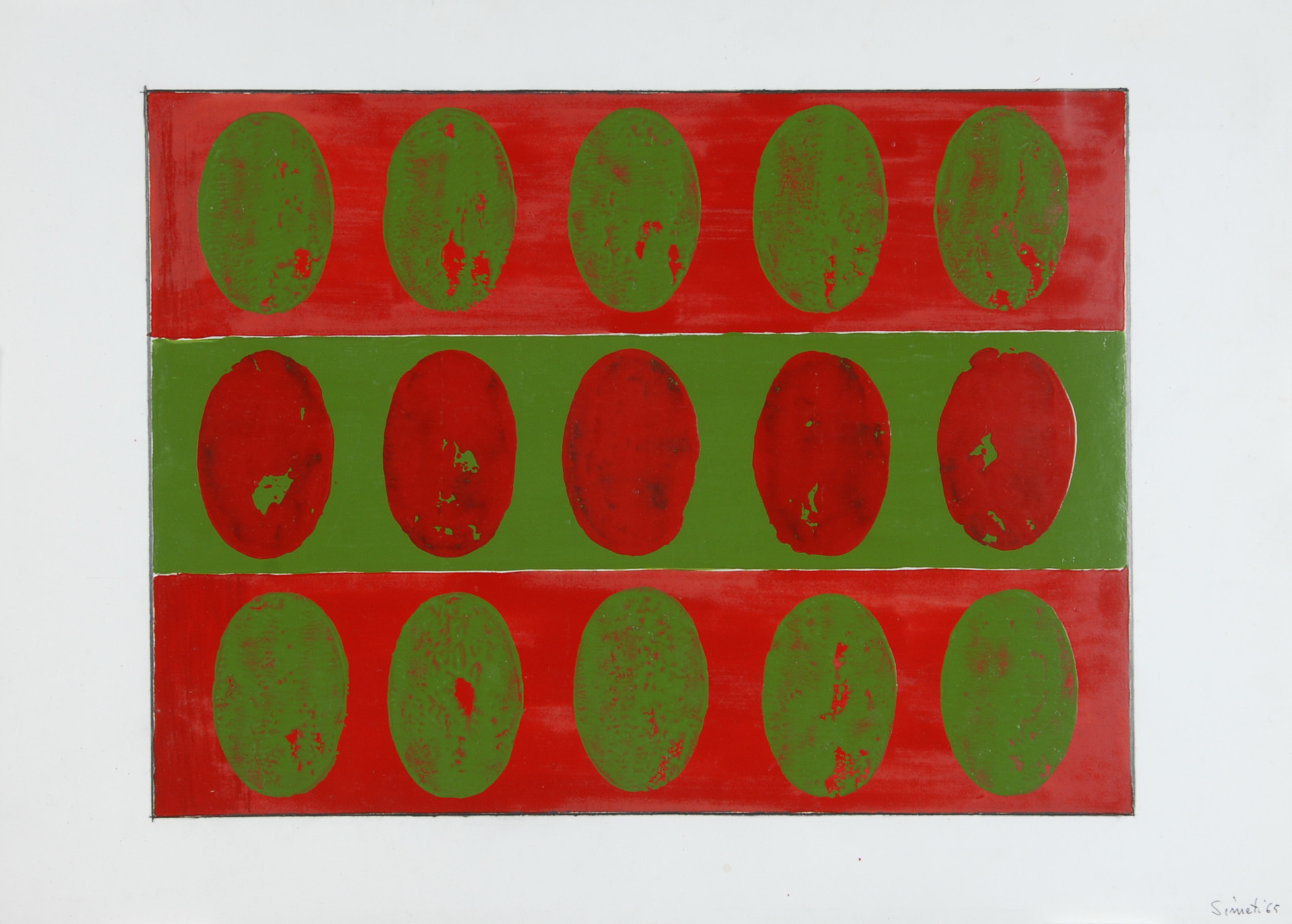 Turi Simeti, Bandiera verde rossa