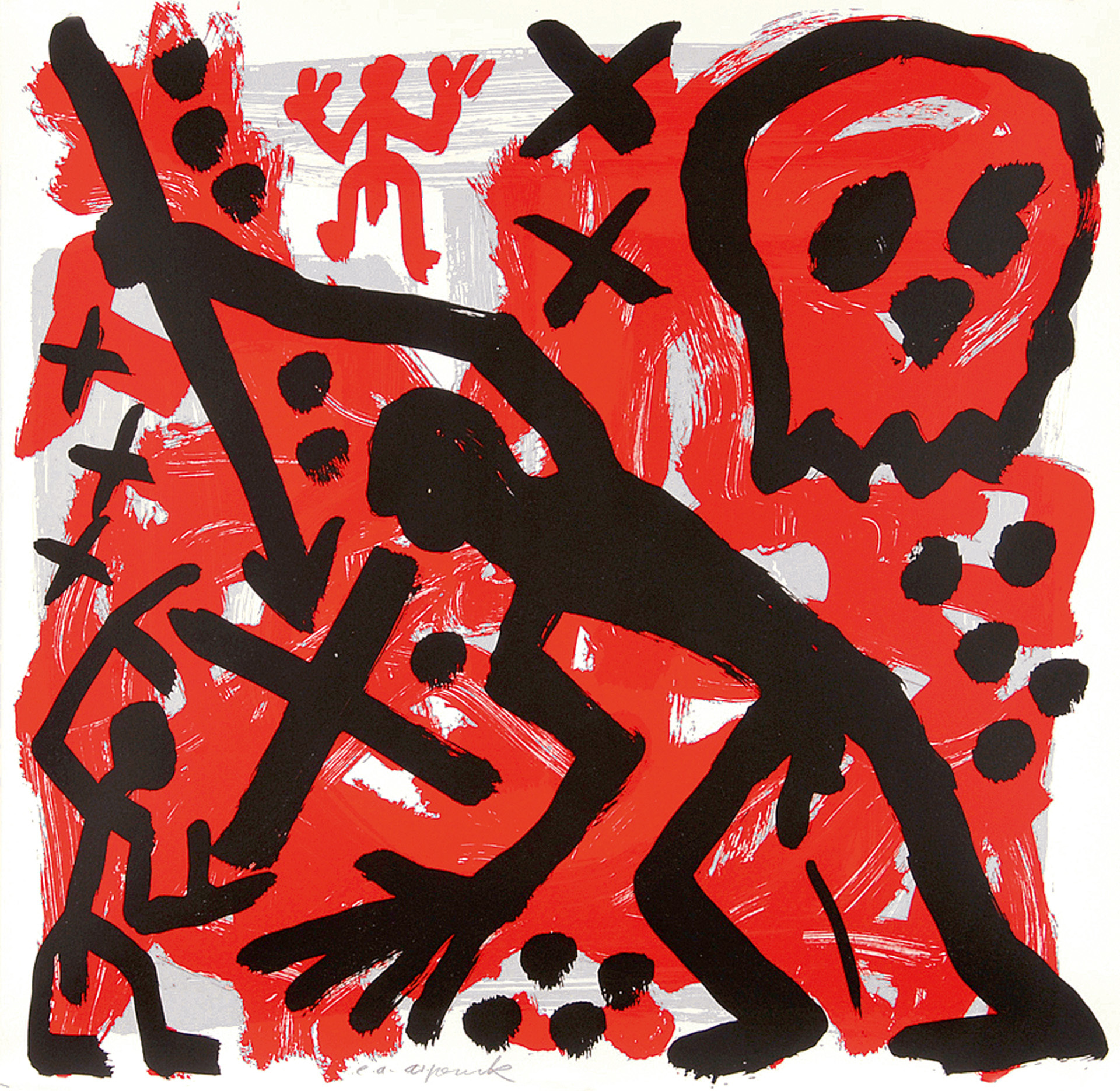 A.R. Penck, Portfolio. Ur End Standart II