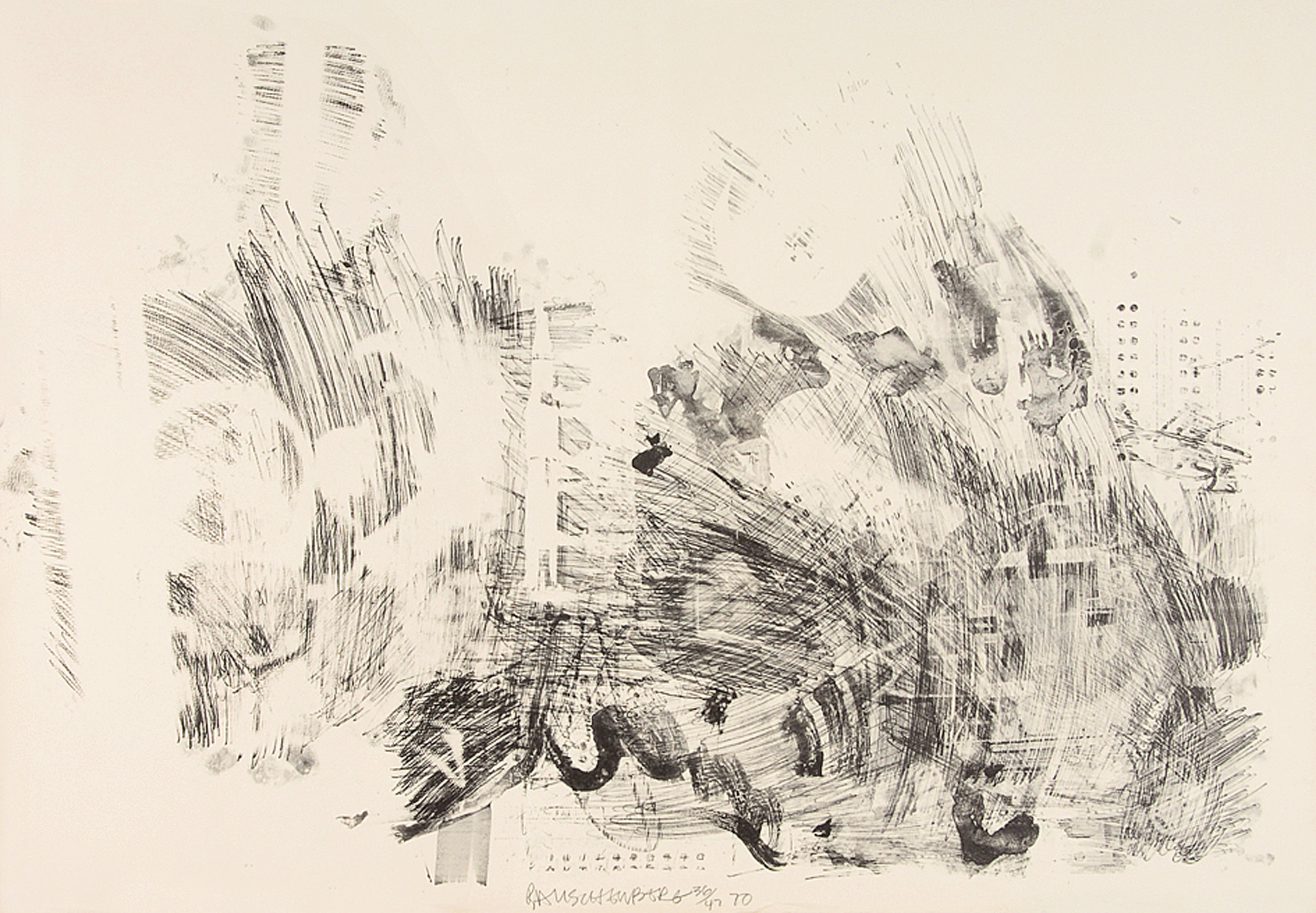 Robert Rauschenberg, Air Pocket, from "Stoned Moon Series"
