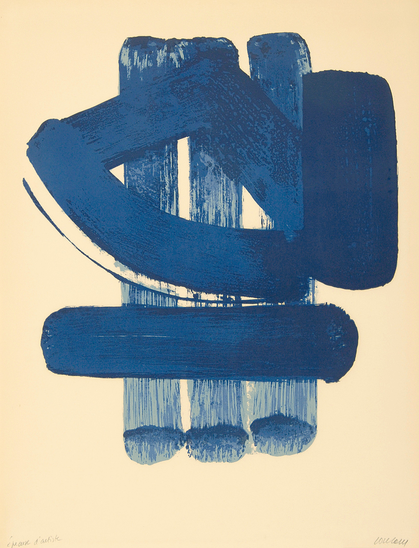 Pierre Soulages, Lithographie No. 37