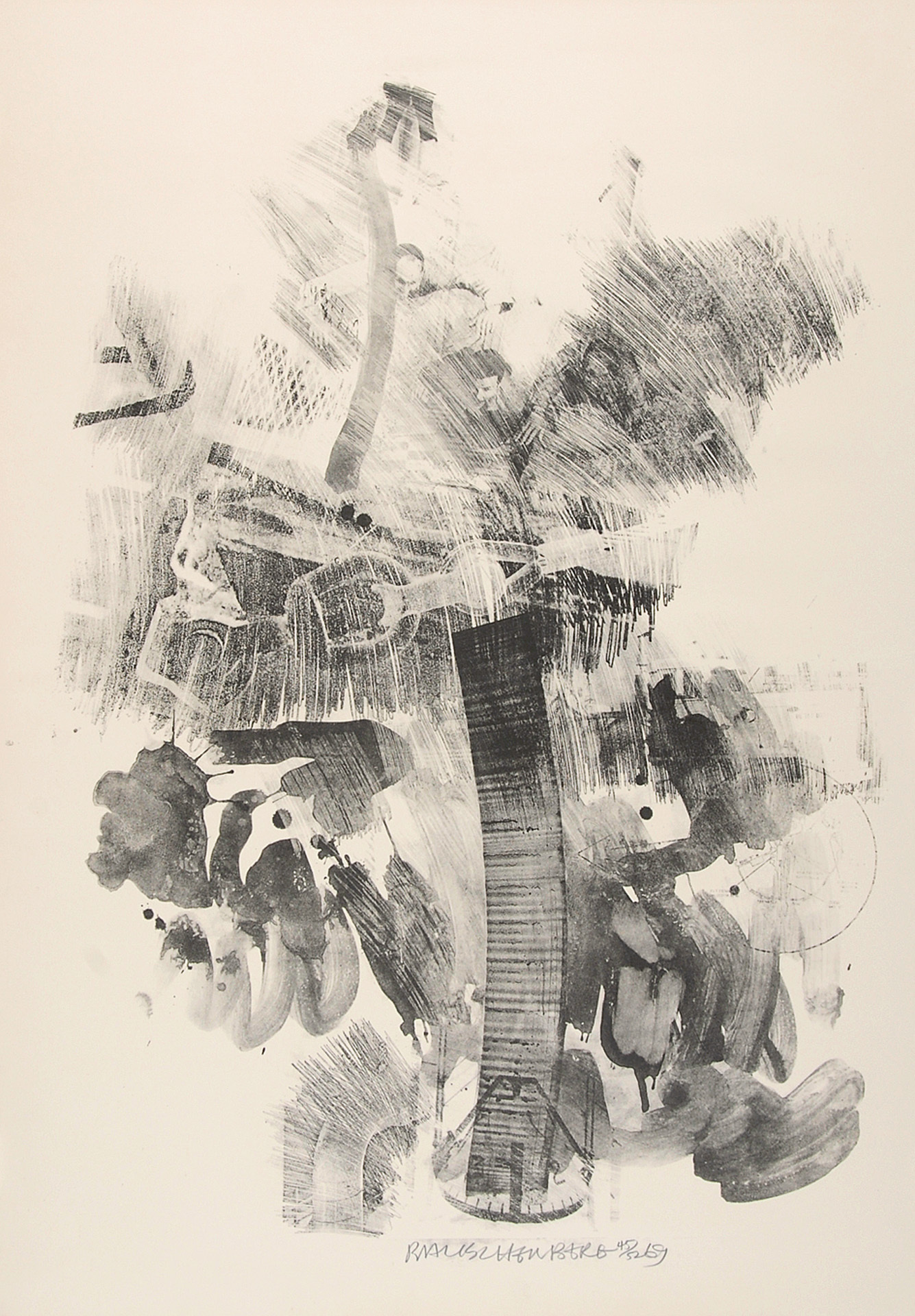 Robert Rauschenberg, Sky Hook, aus "Stoned Moon Series"