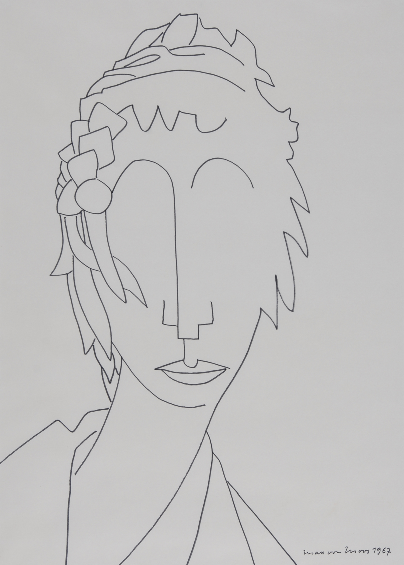 Max von Moos, Die Griechin