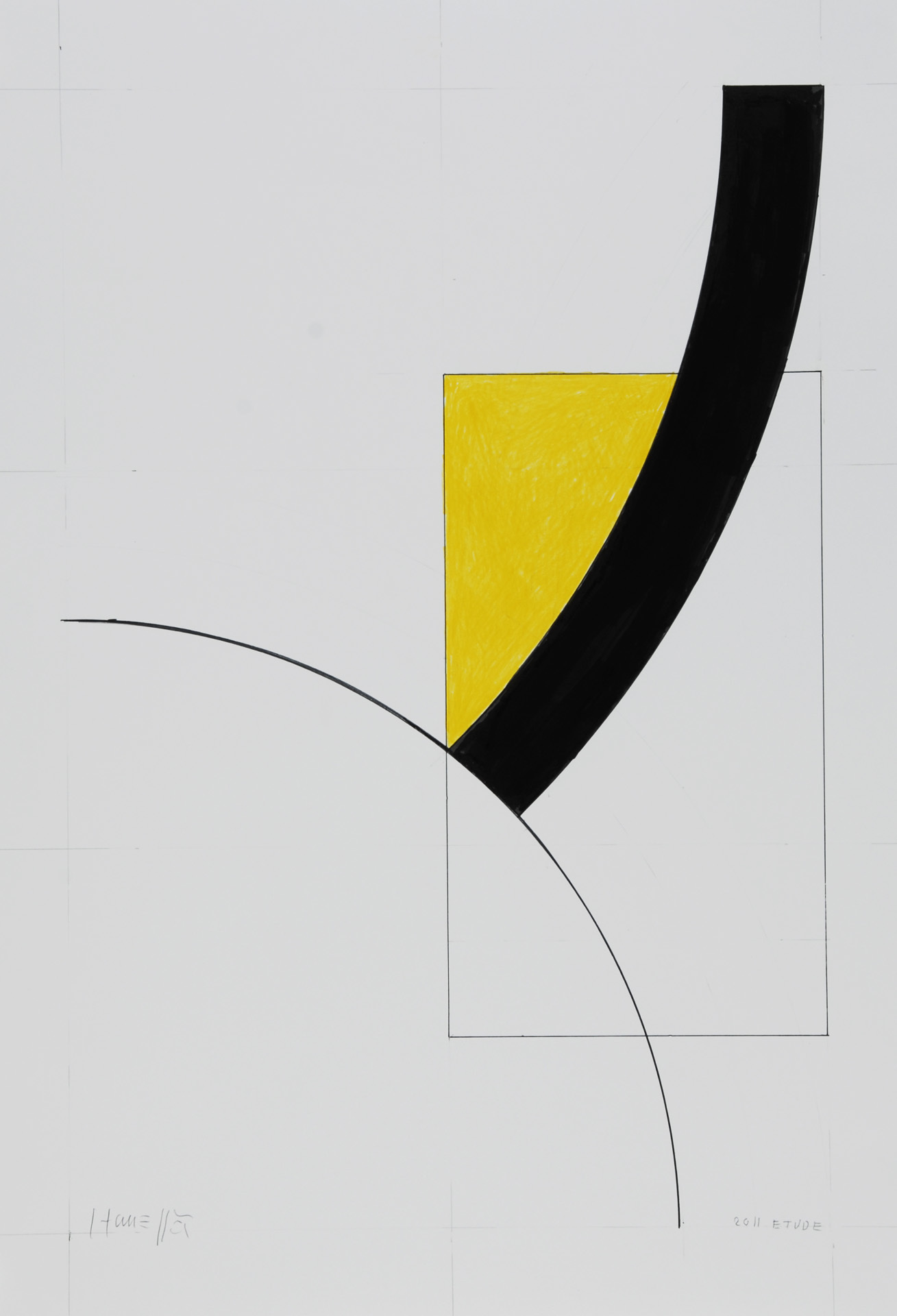 Gottfried Honegger, Etude