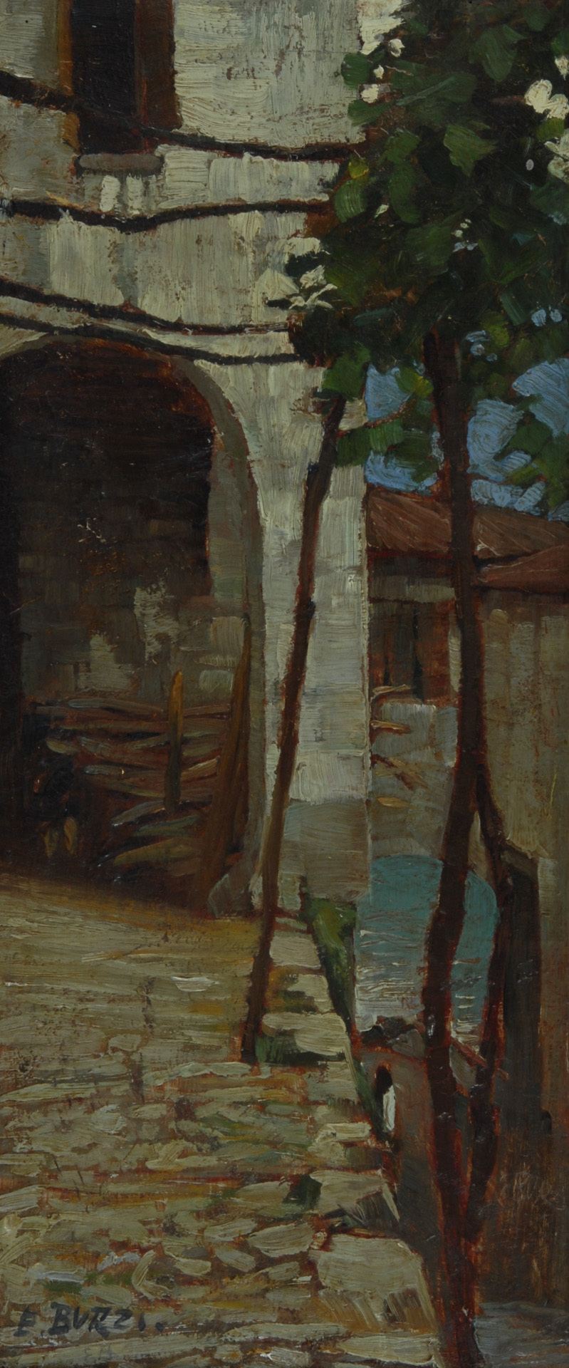 Ettore Burzi, Gandria sul Lago di Lugano