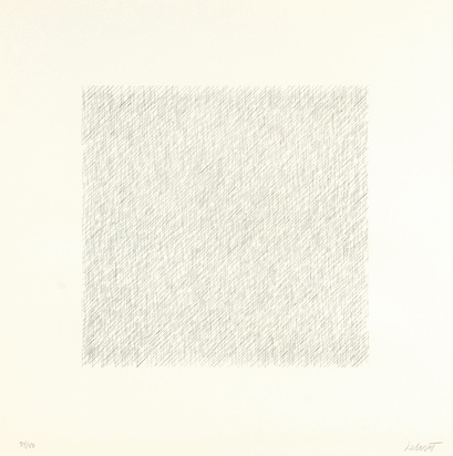 5 Blätter aus "Lines of One Inch in Four Directions and All Combinations"
