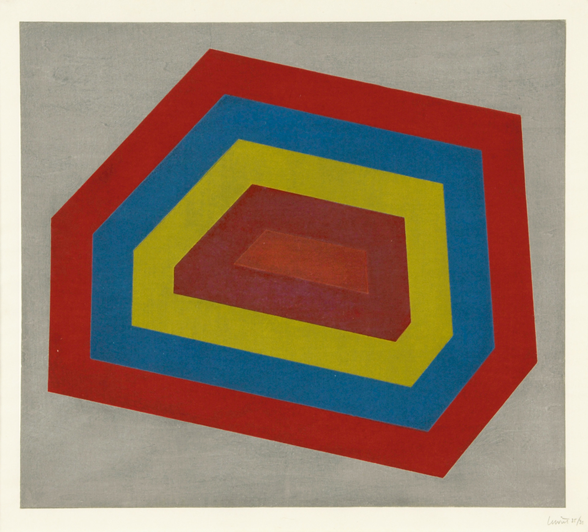 Sol LeWitt, Complex Forms with Bands