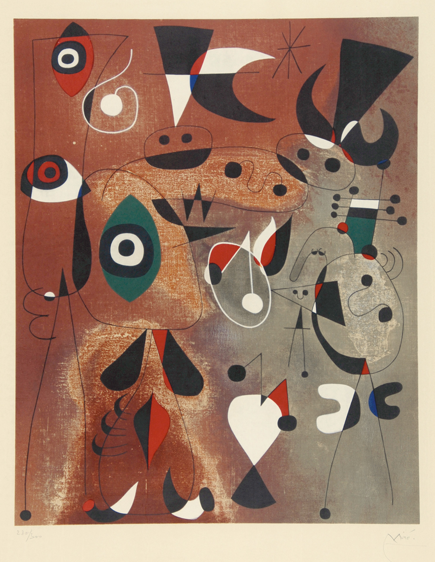 Joan Miró, nach. Femmes oiseaux étoile