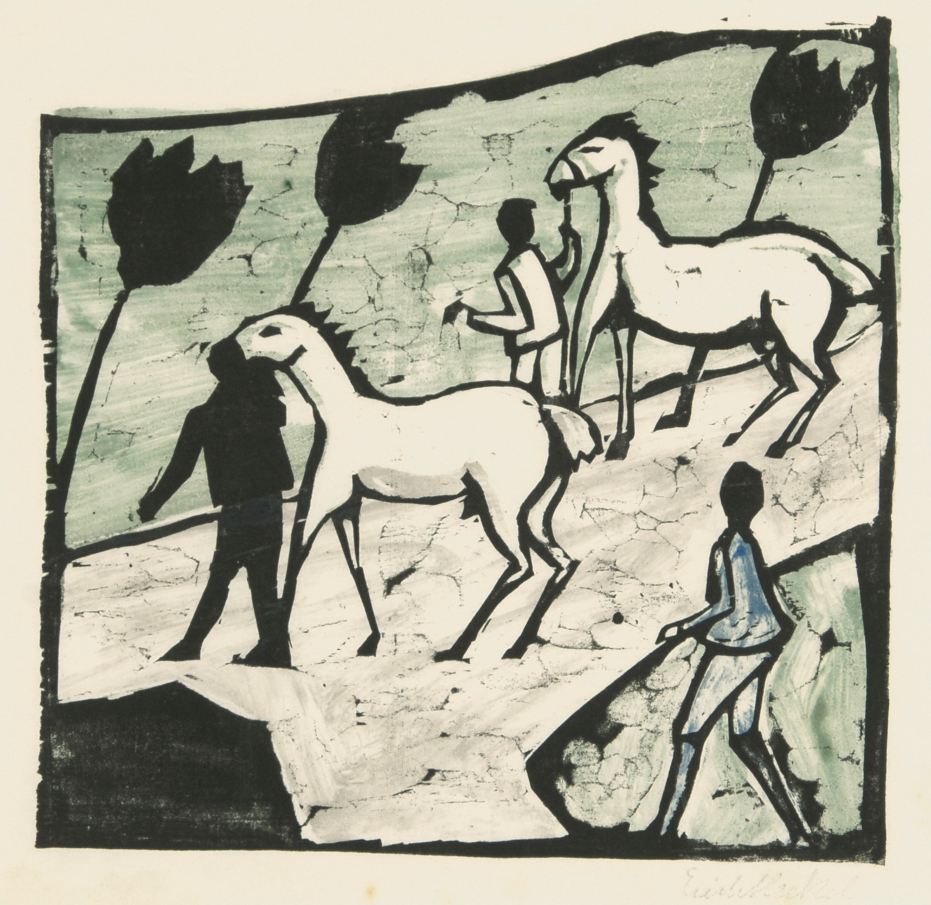 Erich Heckel, Weisse Pferde