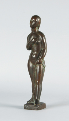 Standing Female Figure with Cloth