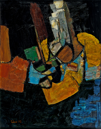 Ocker-Grün-Rot
