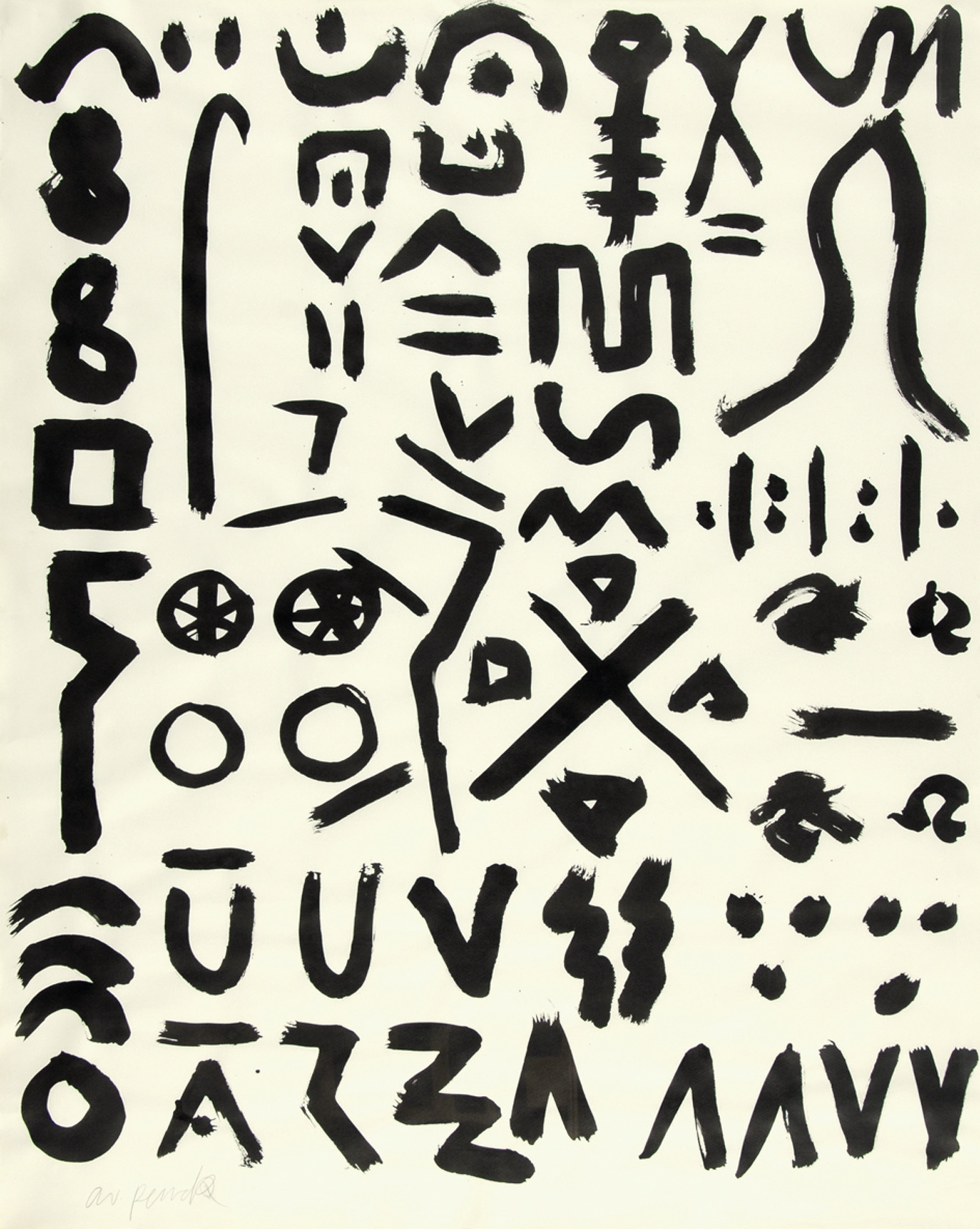A.R. Penck, Untitled