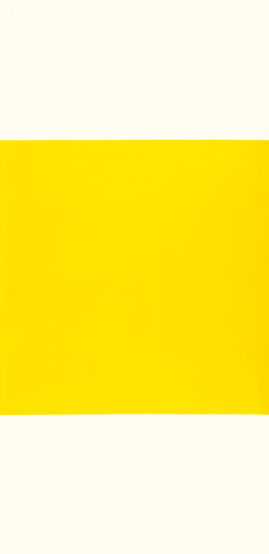 Olivier Mosset, Carré jaune sur fond blanc