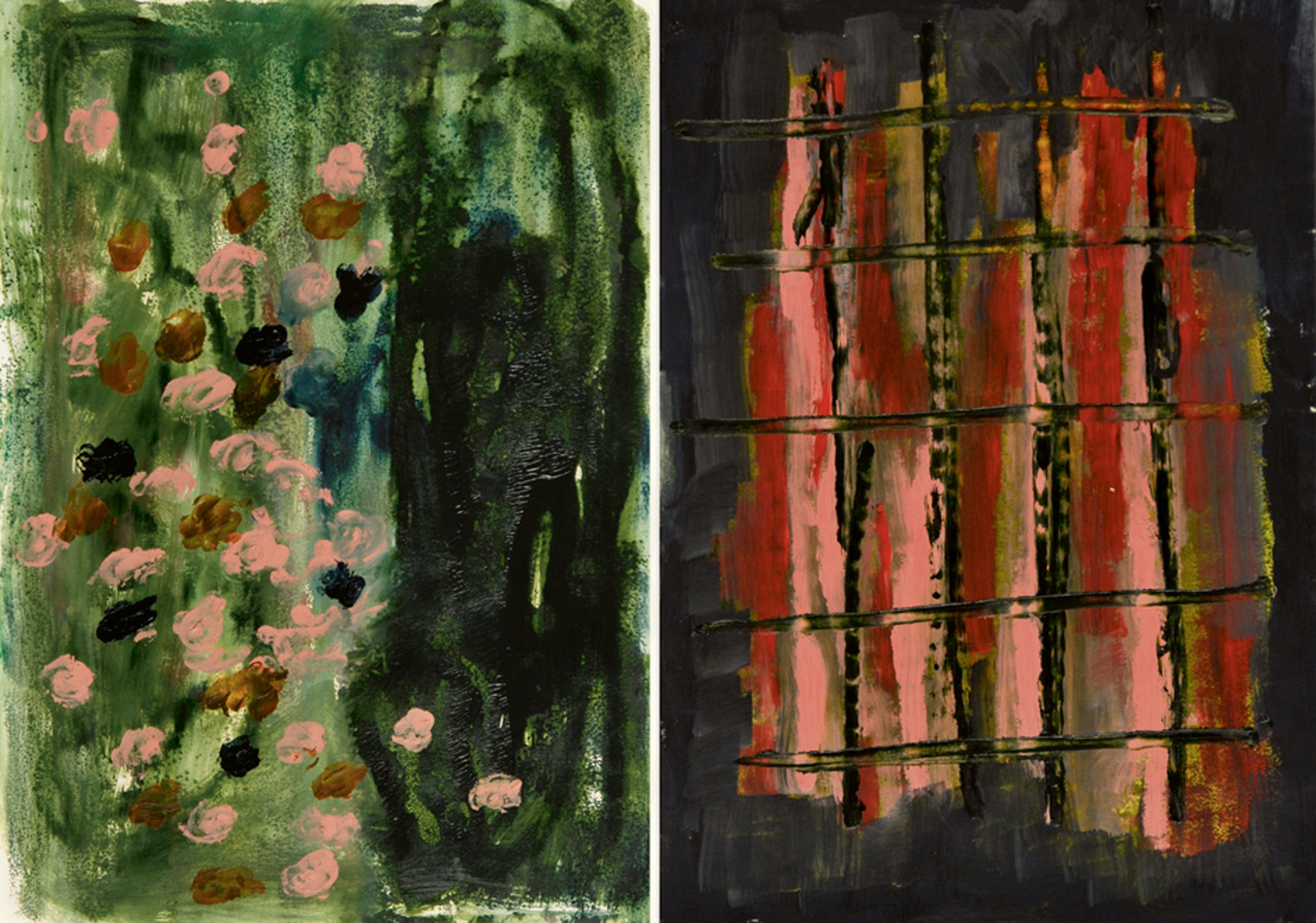 Günther Förg, 2 sheets: Untitled