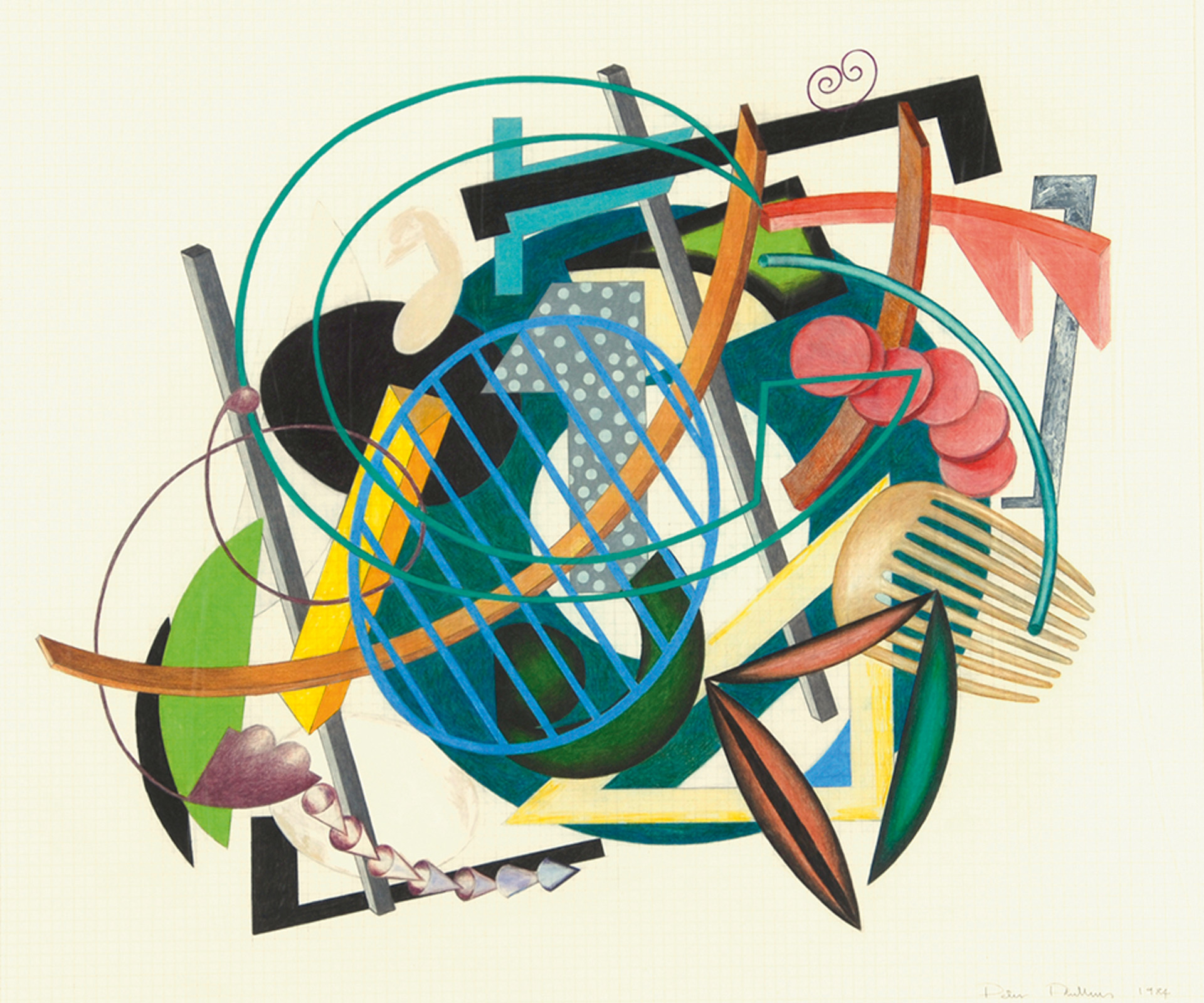 Peter Phillips, Untitled (Study)