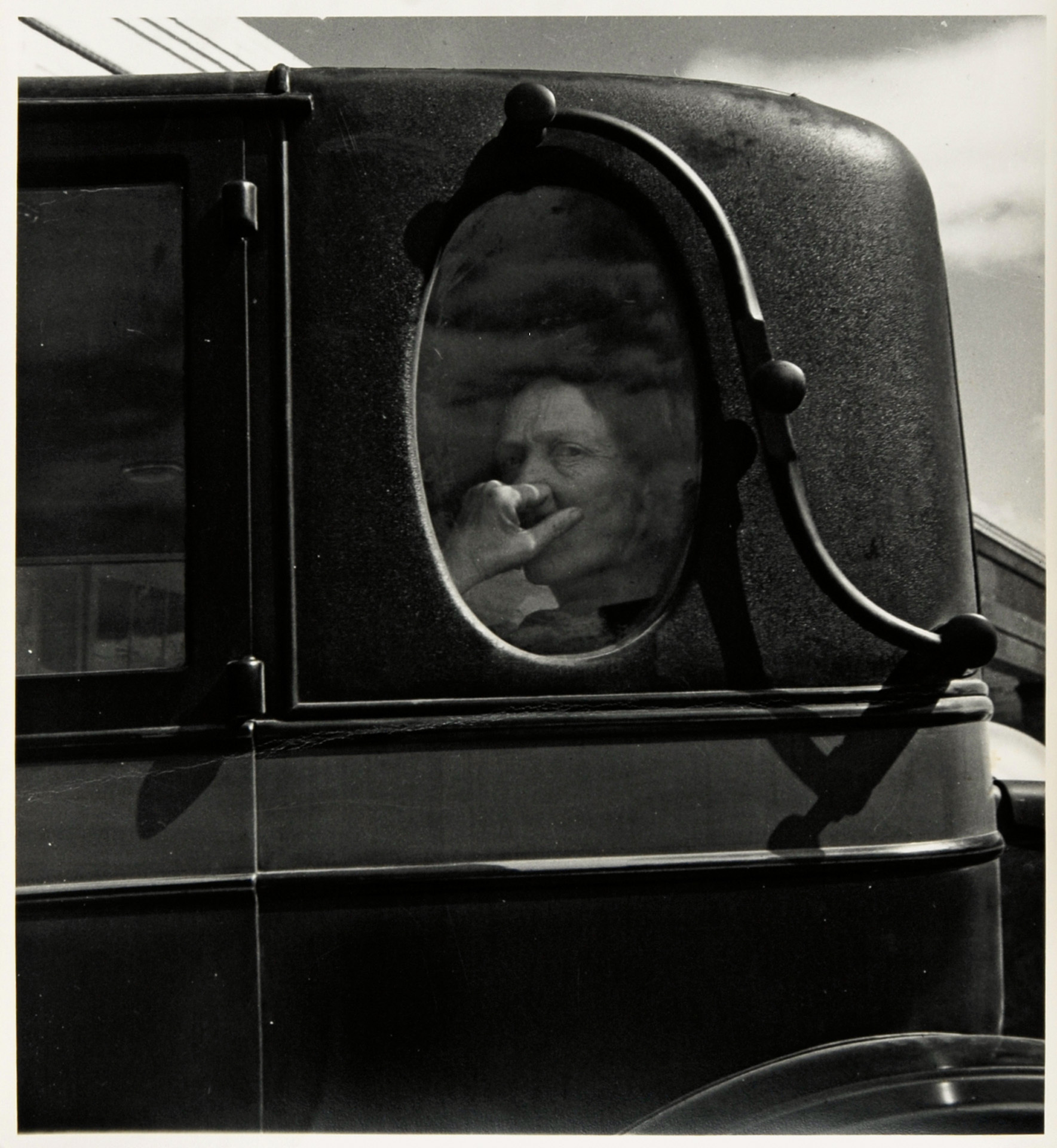 Dorothea Lange, Funeral Cortège End of an Era in a Small Valley Town
