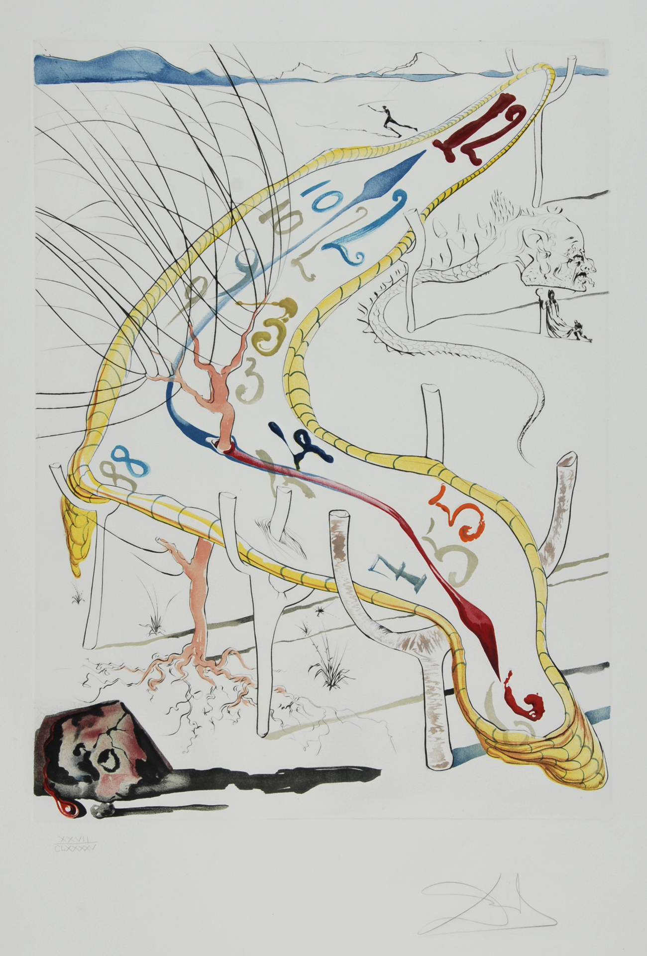 Salvador Dalí, Portfolio. La Conquête du cosmos I