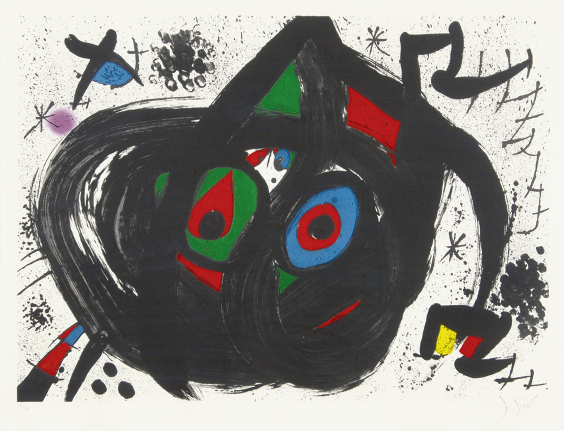 Joan Miró, Blatt aus "Homenatge a Joan Prats"