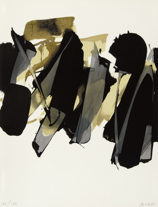 Lithografie Nr. 14, 1964, aus "Grafikmappe Hochschule St. Gallen"