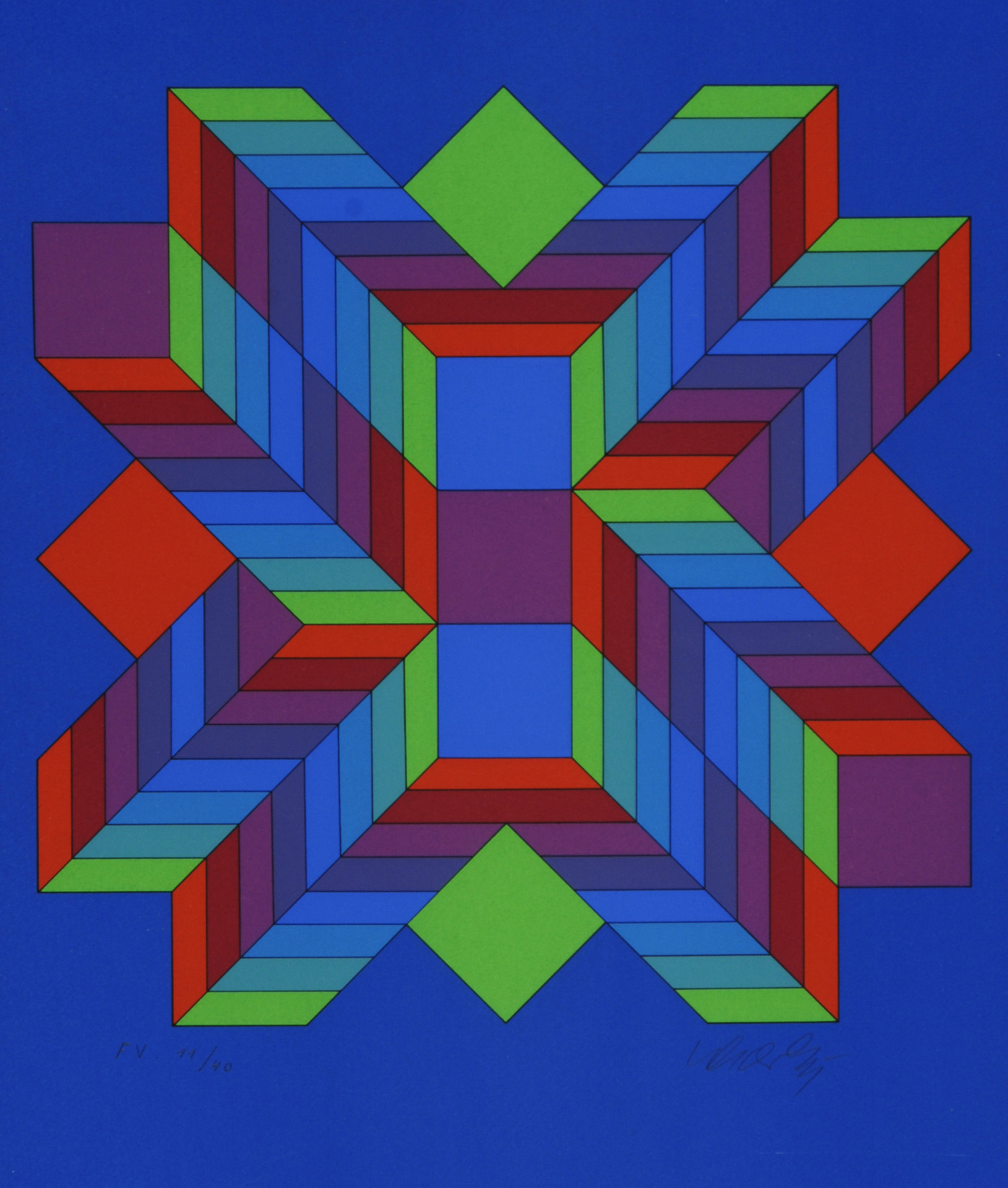 Victor Vasarely, Composition
