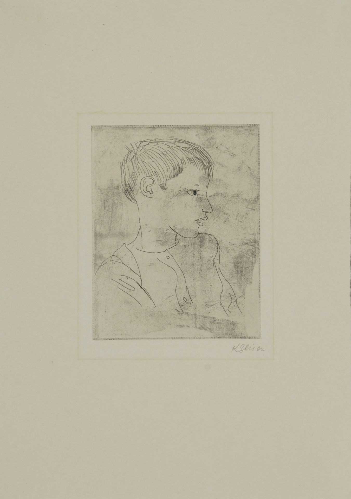 Karl Geiser, 3 Blätter: Daniel als Zuave; Hermann; Hermann und Klärli