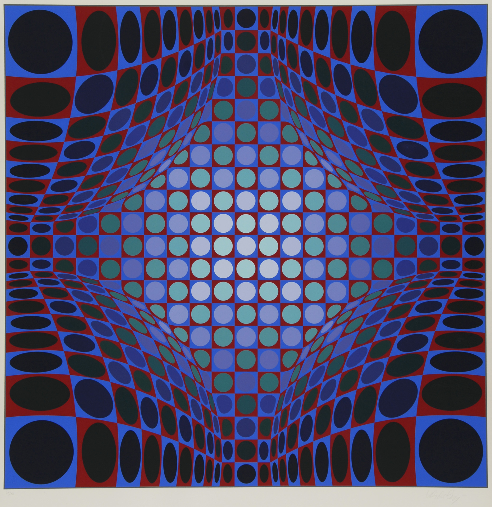 Victor Vasarely, Composition