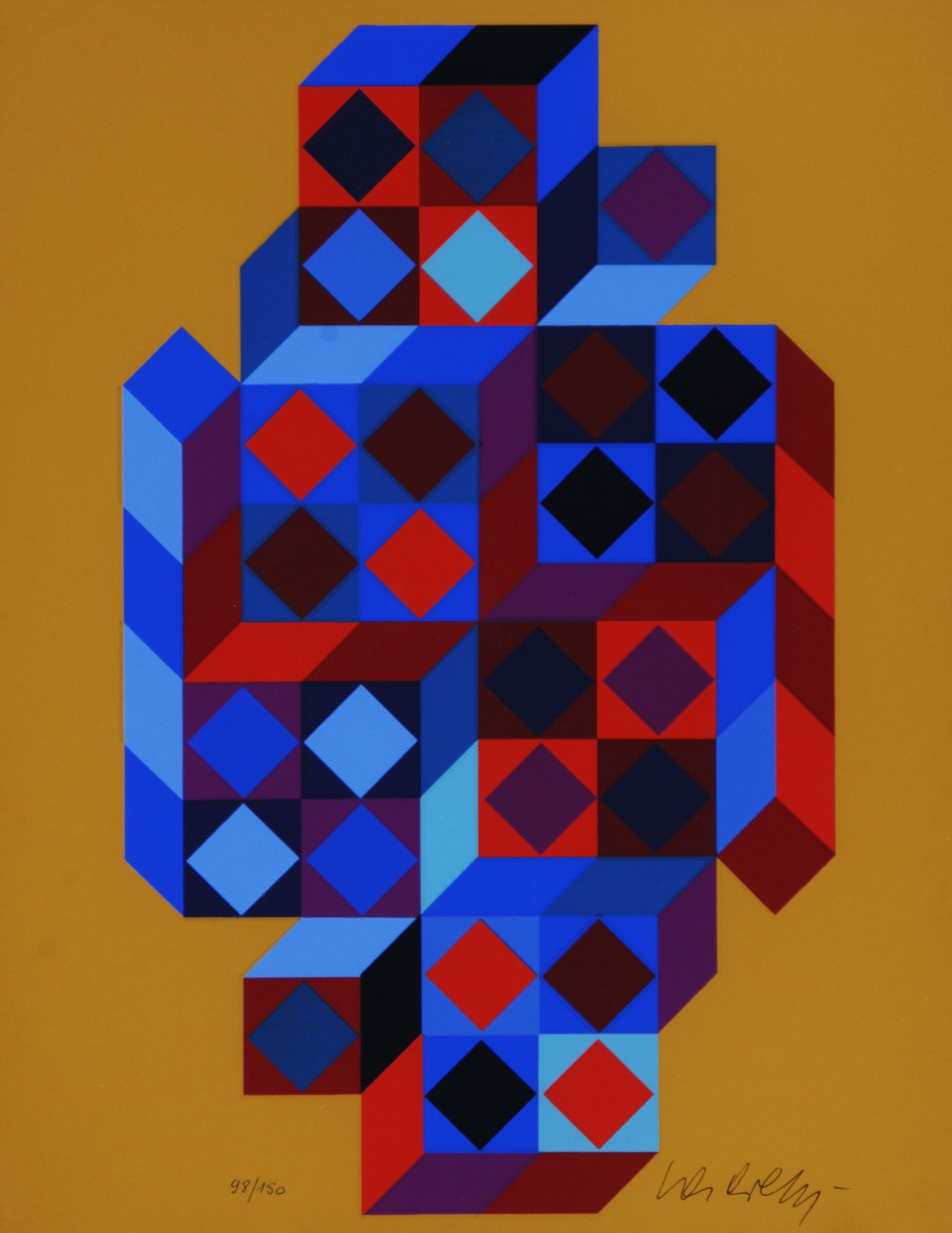 Victor Vasarely, Composition