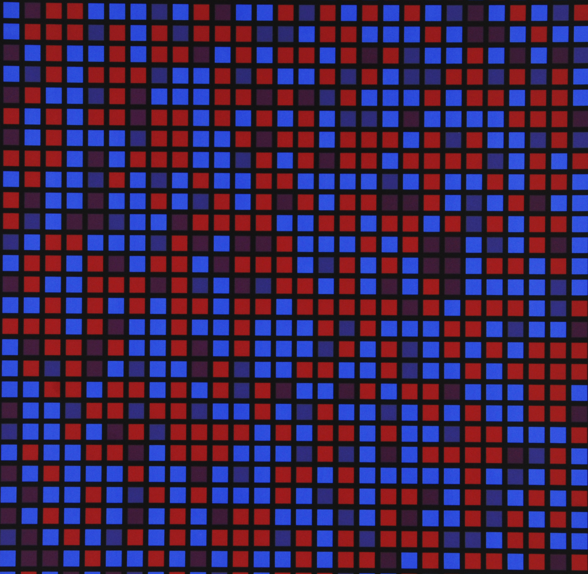 François Morellet, Blatt aus "9 x 5 konkret"