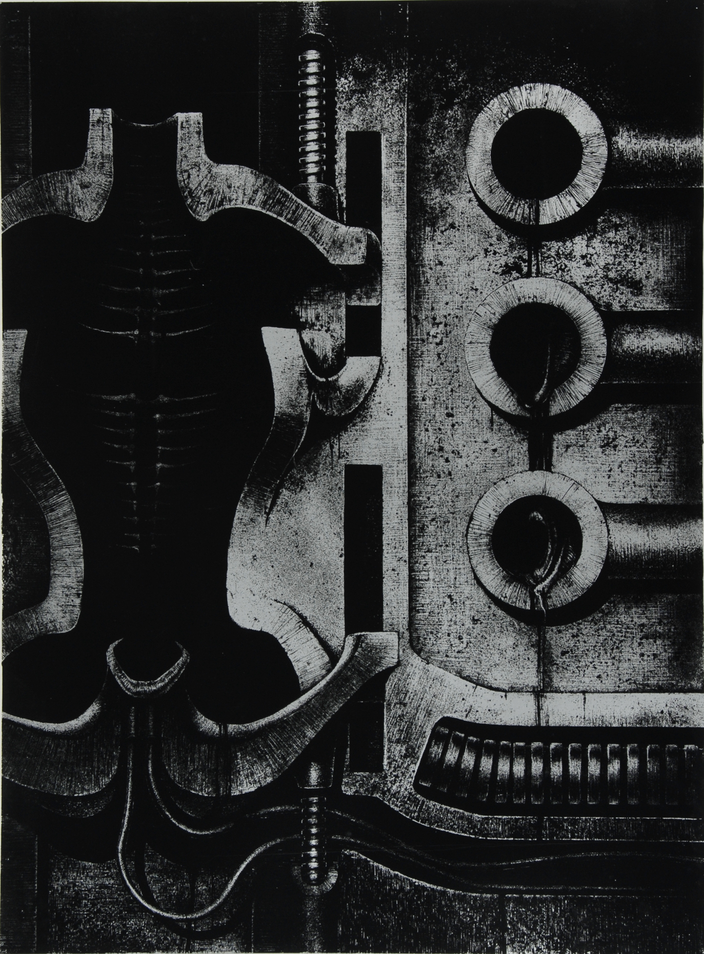 HR Giger, Blatt aus "Biomechanoiden"