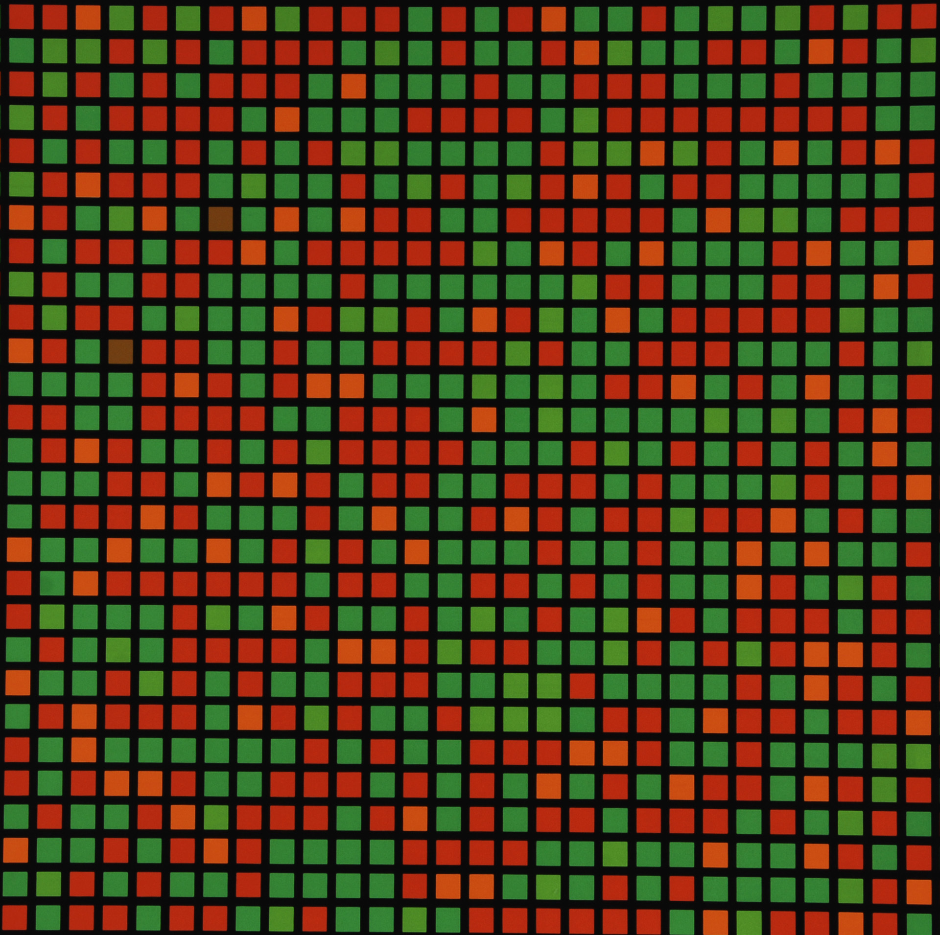 François Morellet, Sheet from "9 x 5 konkret"