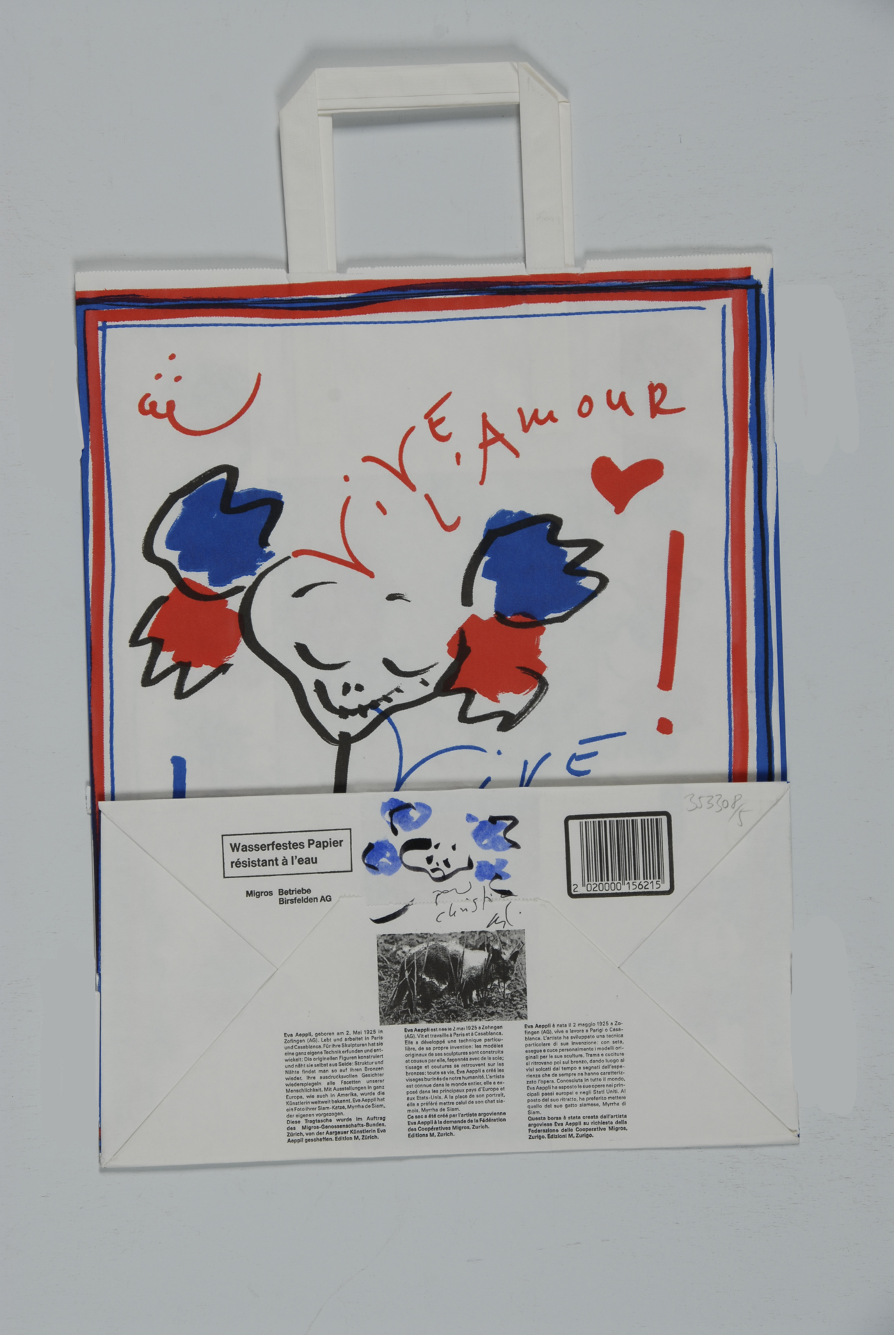 Grafik, 5 sheets: Migros Bag
